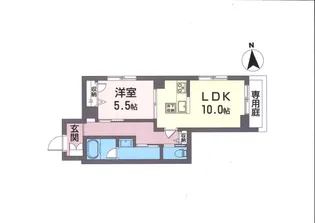 シャンティコ【1階】の間取り