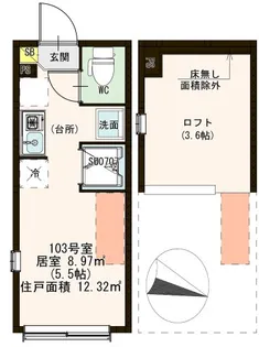 Harmony Square【1階】の間取り
