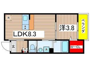 仮)作草部町A棟共同住宅新築工事【3階】の間取り