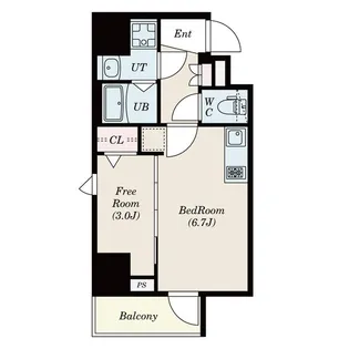 愛知県名古屋市中区大須4【マンション】の間取り