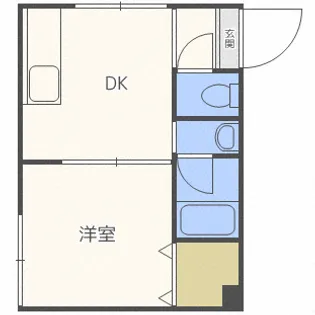 北海道札幌市中央区南九条西8【マンション】の間取り