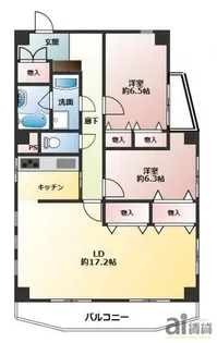 埼玉県朝霞市三原3【マンション】の間取り