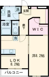 コーポ山本【1階】の間取り