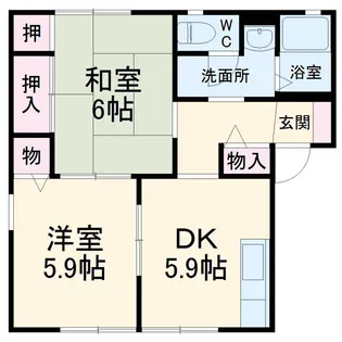 しおさいの丘E【2階】の間取り