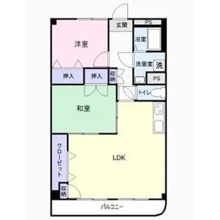 グリーンシティ岩倉【2階】の間取り