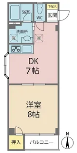 レヴールエル【1階】の間取り