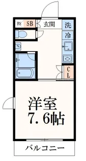 東京都八王子市東中野【マンション】の間取り