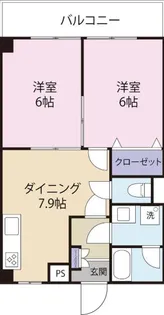 サントスビル【3階】の間取り