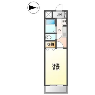 愛知県長久手市仏が根【マンション】の間取り
