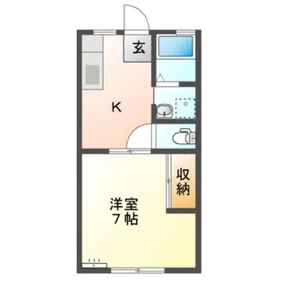 サンハイツ川口【1階】の間取り