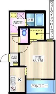 Celeste Kugenuma【3階】の間取り