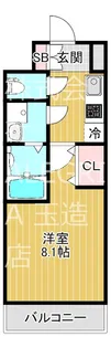大阪府大阪市東成区中本3【マンション】の間取り