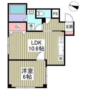 ITOハイツ【1階】の間取り