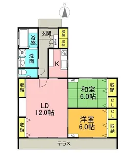 福島県郡山市小原田3【一戸建】の間取り