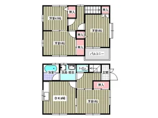 大門池田貸住宅の間取り