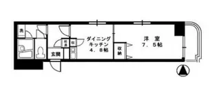 ダイアパレス高田弐番館【11階】の間取り