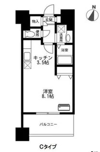 スタービレ海老名【5階】の間取り