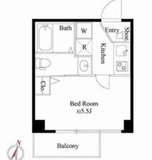 たすき新宿【2階】の間取り