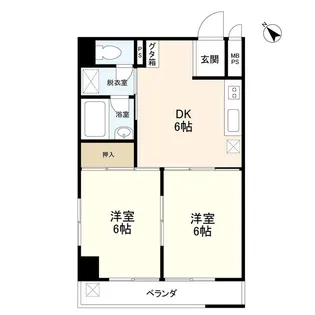 シャンボール五反田【8階】の間取り