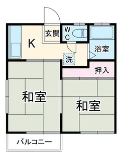 ホンダハイツ【1階】の間取り