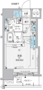 メインステージ三田アーバンスクエア【5階】の間取り