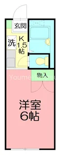 フォンティーヌ【1階】の間取り