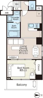 アクト浅草【9階】の間取り