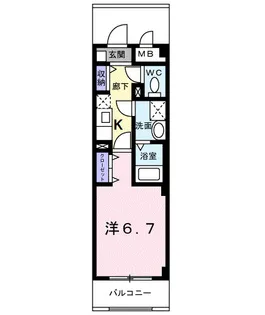 ソル・レヴェンテ【3階】の間取り