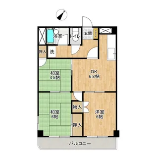 南柏プラザビル【7階】の間取り