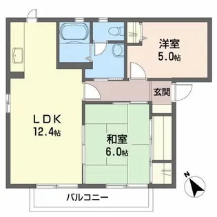 グランシード21A【2階】の間取り