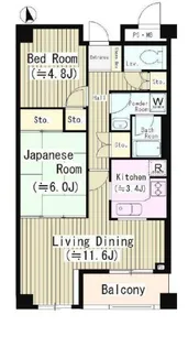 コンフォール上祖師谷【3階】の間取り