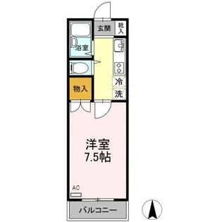 メゾン本庄 B棟【2階】の間取り