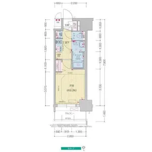 プレサンス鶴舞駅前レジス【11階】の間取り