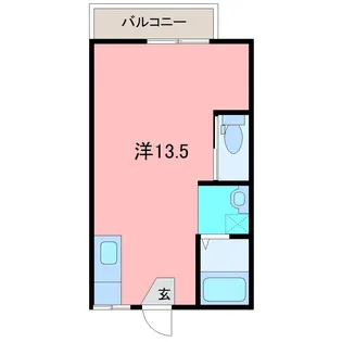 ジュレット【1階】の間取り