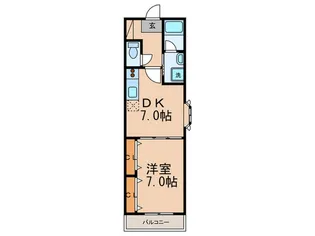 ピュアHATTA【2階】の間取り