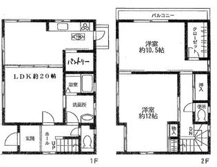 神奈川県茅ヶ崎市浜竹1【一戸建】の間取り