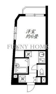 エスコート都立大学【4階】の間取り