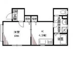 Mメゾン【1階】の間取り