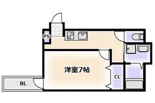 大阪府大阪市住之江区中加賀屋3【アパート】の間取り