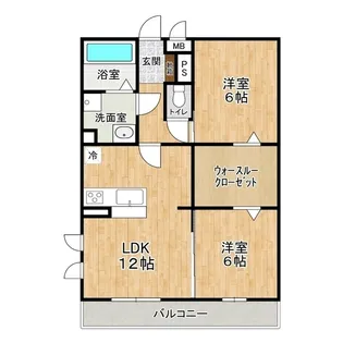 Royal Jist GRANDE【1階】の間取り