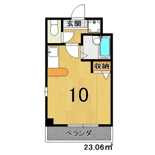 エストメゾン京都【5階】の間取り