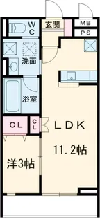ラ・ルーチェ・フォンテ【1階】の間取り