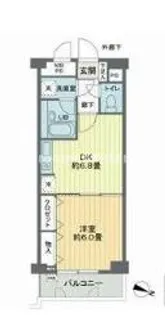 桜木町堂ノ下マンション【4階】の間取り