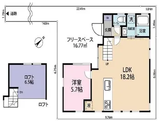 東京都板橋区赤塚1【一戸建】の間取り