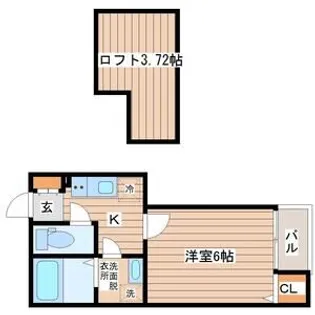Frieden【1階】の間取り