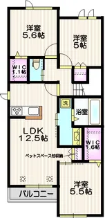 埼玉県さいたま市見沼区東大宮7【マンション】の間取り