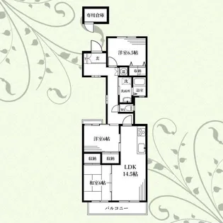 ガーデンテラス永田台【2階】の間取り