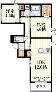 ロフティハウス・ノース【1階】の間取り