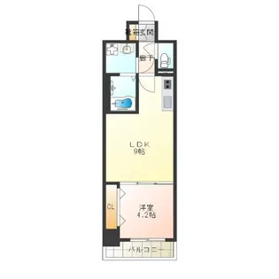 グランパシフィック難波南innovation【3階】の間取り