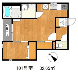 福岡県福岡市東区松崎2【アパート】の間取り